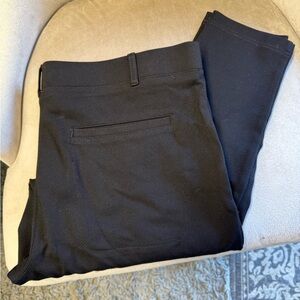 Betabrand women's Classic Black Chinos